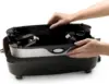 06857 16-inch Electric Foldaway Skillet, Black 4