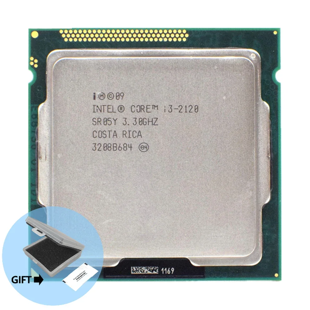 Processore Cpu Intel Core I3-2120 I3 2120 3.3 Ghz Dual-Core 3M 65W Lga 1155