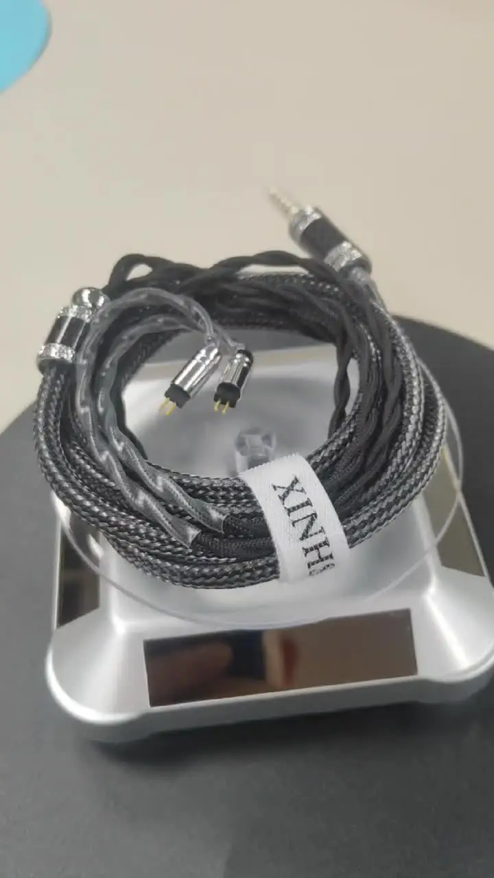 XINHS S100 Black Pearl Earplug IEM Replacement Cable High Purity