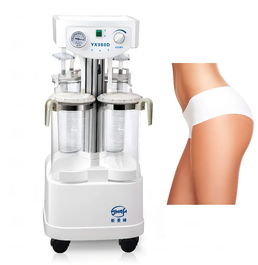 CE Certified YX980D 80L/Minute Electric Vacuum Liposuction Machine Vacuum Suction Apparatus