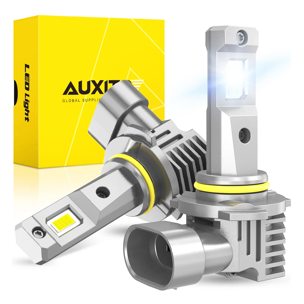 

AUXITO 2Pcs HB3 9005 LED Headlight Bulbs for Car H8 H11 H9 LED CSP Chip LED Fog Head Lamp For Audi BMW VW Lada Vesta Skoda Ford