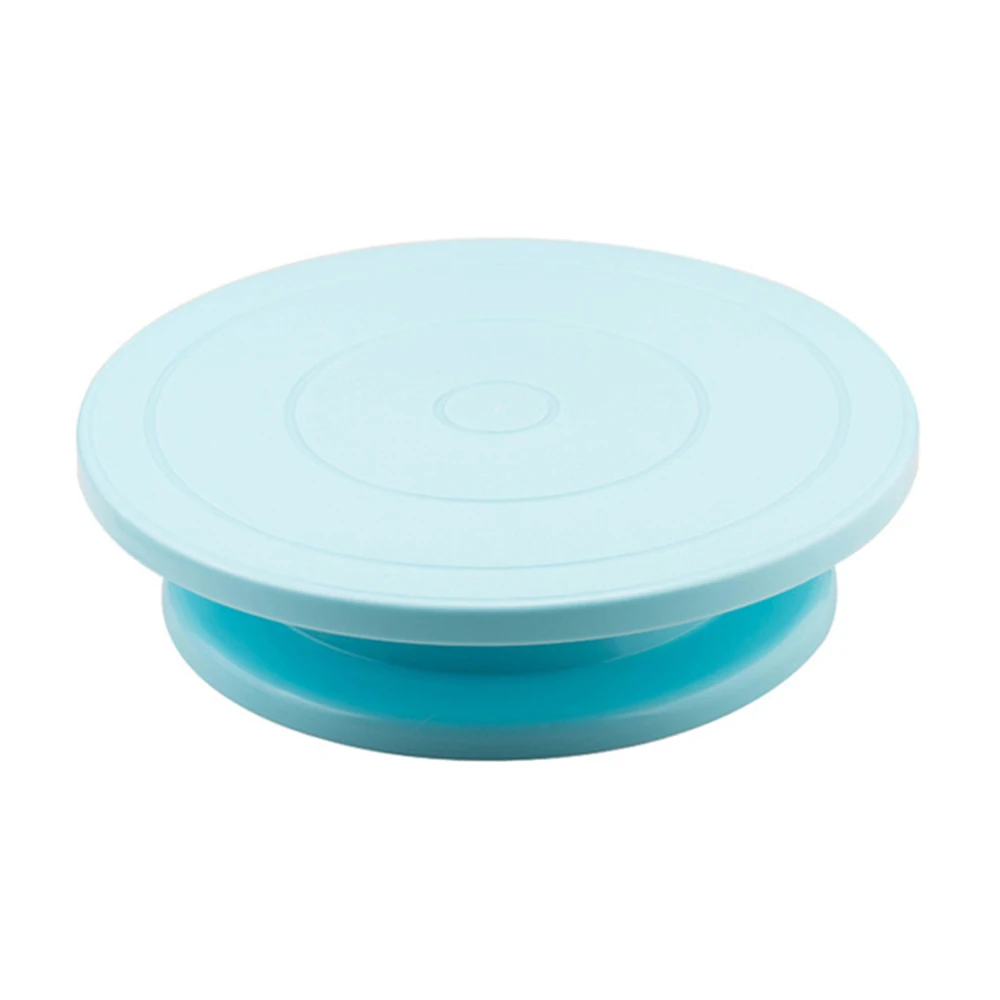 Cake Turntable Plastic 28cm Round Rotating Baking Tool Cake Stand