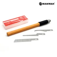 Model Craft Tools Mini Hand Saw Hobby DIY Saw Hacksaw Tool Kit With 3 Pieces Craft Blades For Hand Cutting 2