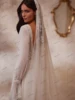 Simple Wedding Dresses A-Line Chiffon Bridal Gowns Elegant Long Puff Sleeves Robes For Formal Party Vestidos De Novia Customized 4