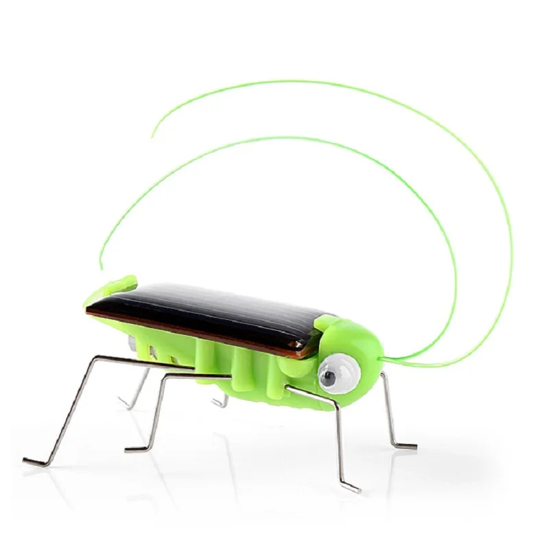 Grasshopper Toy,Solar Robot Kit Solar Power Crazy Grasshopper Cricket Kit Toy