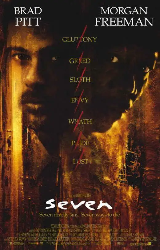 

SEVEN Movie Print Art Canvas Poster For Living Room Decor Home Wall Picture