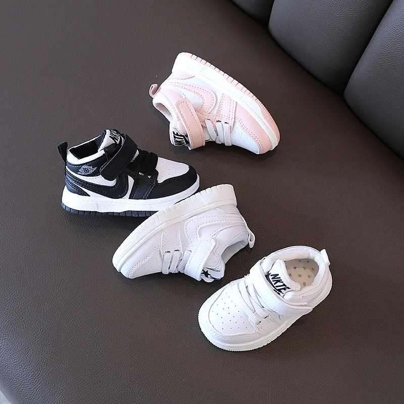 New Brands Hot Sales Children Casual Shoes Leisure High Quality Solid Kids Sneakers Classic Cool Girls Boys Toddlers Boots
