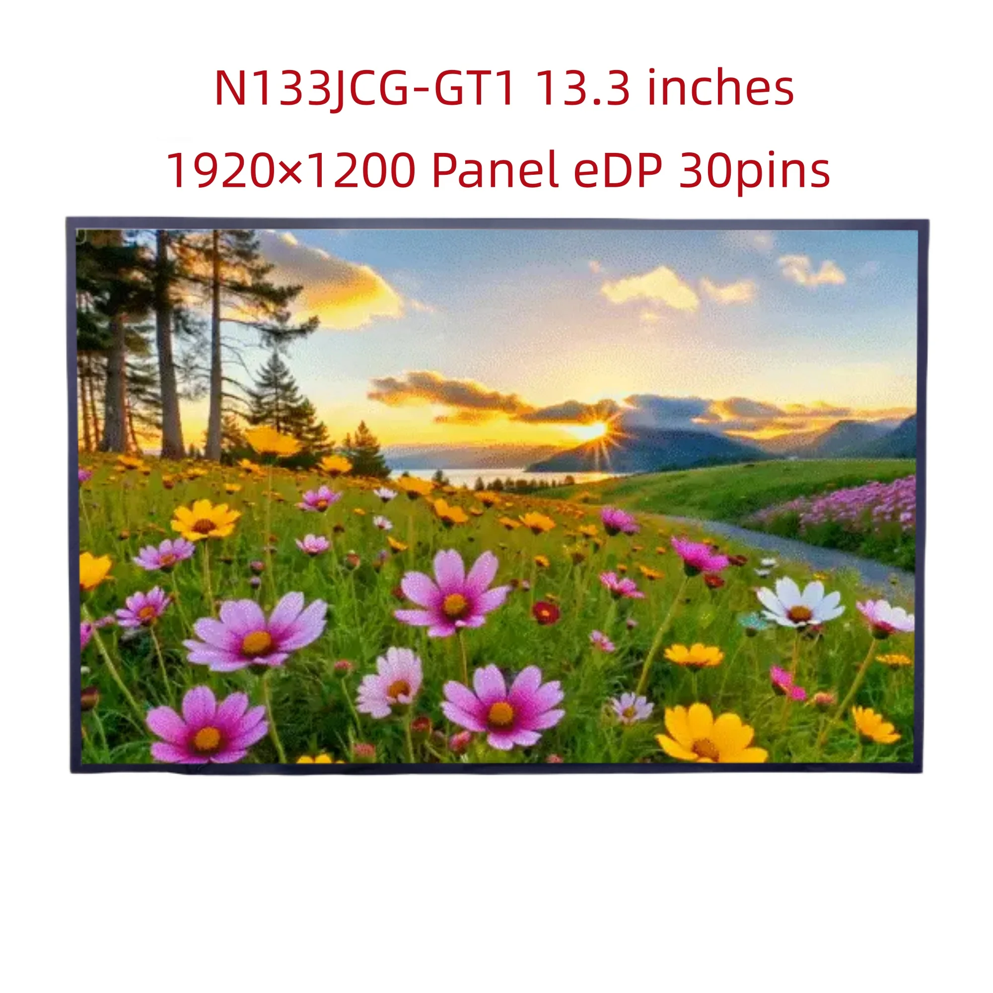 N133JCG-GT1 13.3 인치 노트북 LCD 화면 100% sRGB 1920 × 12..