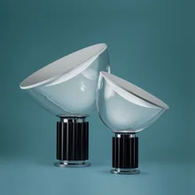 Nordic Glass Shade LED Table Lights Radar Desk Lamps Decoration Lamp Satellite Lamp Bedroom Bedside Lighting Table Lamp Flexible