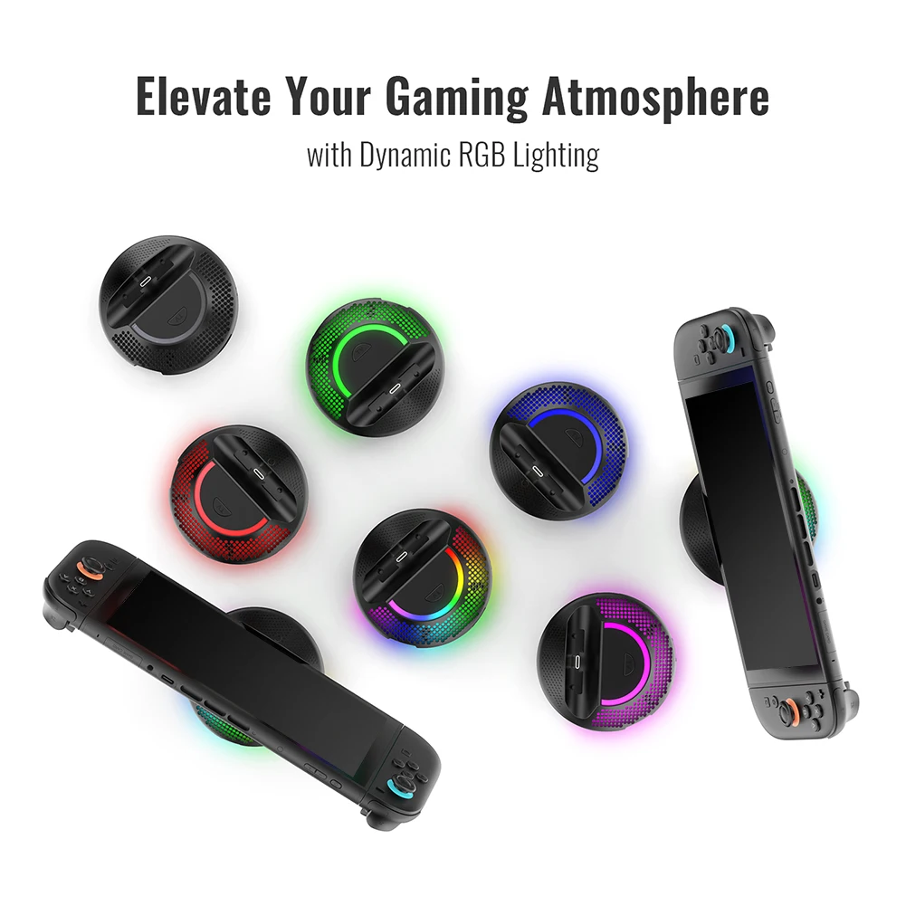 Portable TV Docking Station For Switch2 Charger Stand With 4K HDMI & Type-C & USB & Ethernet Ports 5 In 1 Video Converter Stands