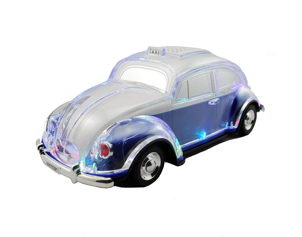 

Portable Mini Car Shape Music Bt Speaker Perfect Sound Radio Stereo Mp3 flashing led lights speaker