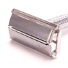 Double Edge Beard Hair Shaver Set Men's Traditional Classic Beard Razor Shaver Stainless Steel Safety Mens Trimmer Blades Box 6