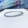Trendy Beehive Tennis Bracelet 925 Sterling Silver Full 5A Zircon Sparking Jewelry for Women Lady Party Birthday Gift 4