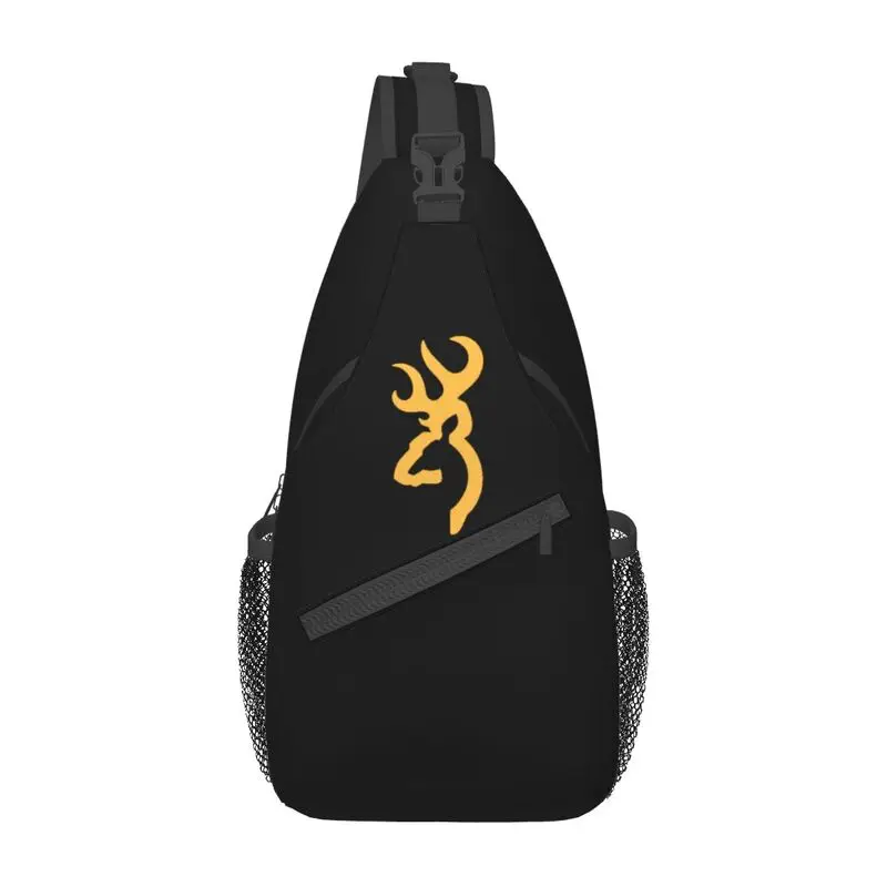 

Browning Logo Sling Crossbody Chest Bag Men Casual Shoulder Backpack for Camping Biking