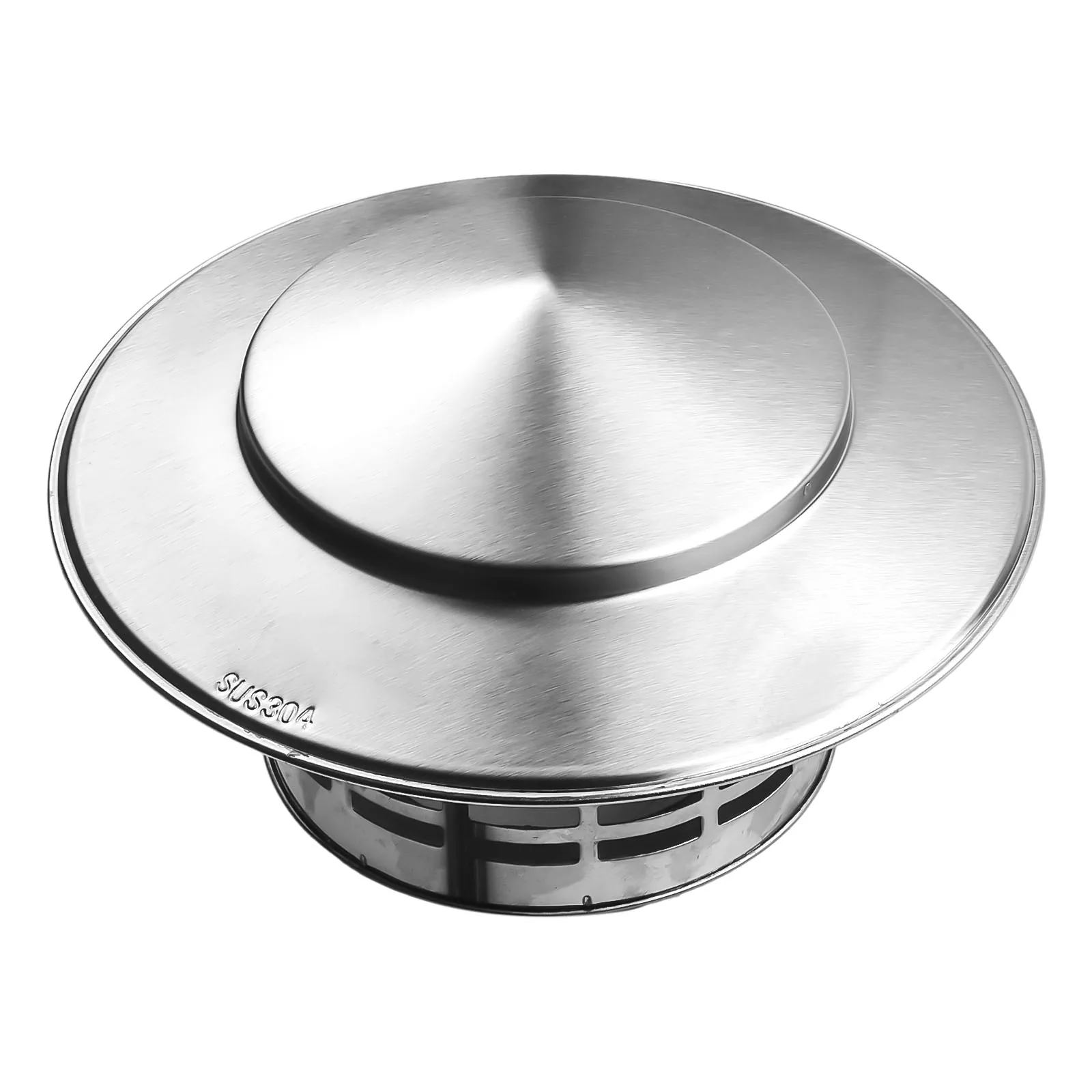 

Stainles Steel Chimney Cap Exterior Wall Fresh Air Outlet Roof Pipe Exhaust Hood Smoke Exhaust Hood Chimneys Exhaust Hood