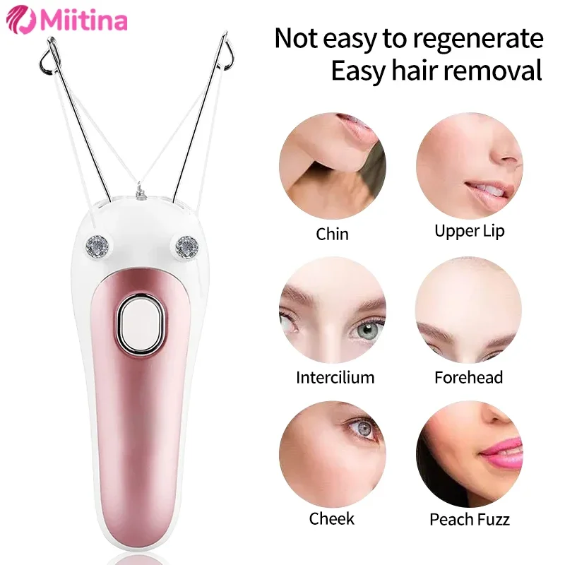 Electric Shaver Body Hair Trimmer Electric Eyebrow Trimmer Hair Removal Tool Electric Face Trimmer Facial Shaving Machine for Lips Mustache and Opening