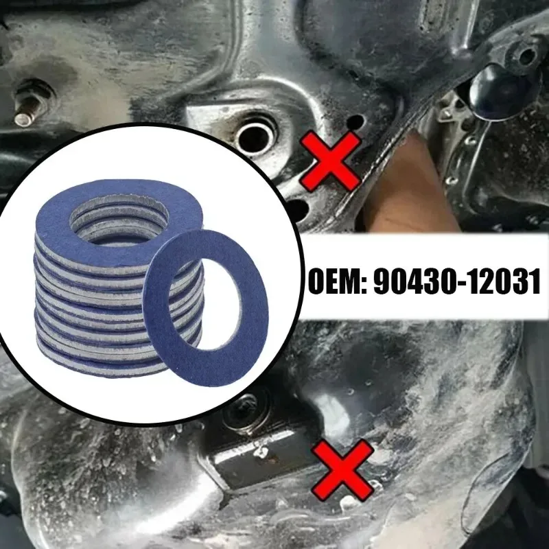 Oil Drain Plug Gasket 30/1Pcs For Toyota Engine Sump 12mm Hole Nut Washer