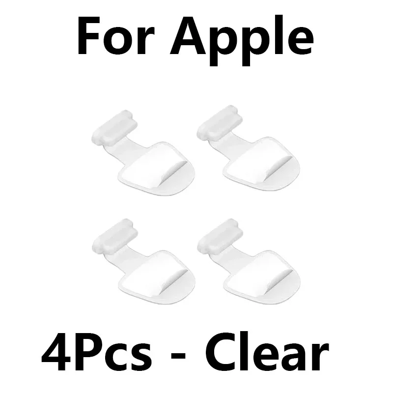 4pcs-For Apple-Clear