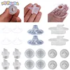 1/2/5pcs Backflow Protection Breast Pump Accessory Duckbill Valve Solid Color Breast Pumps Accessories 1