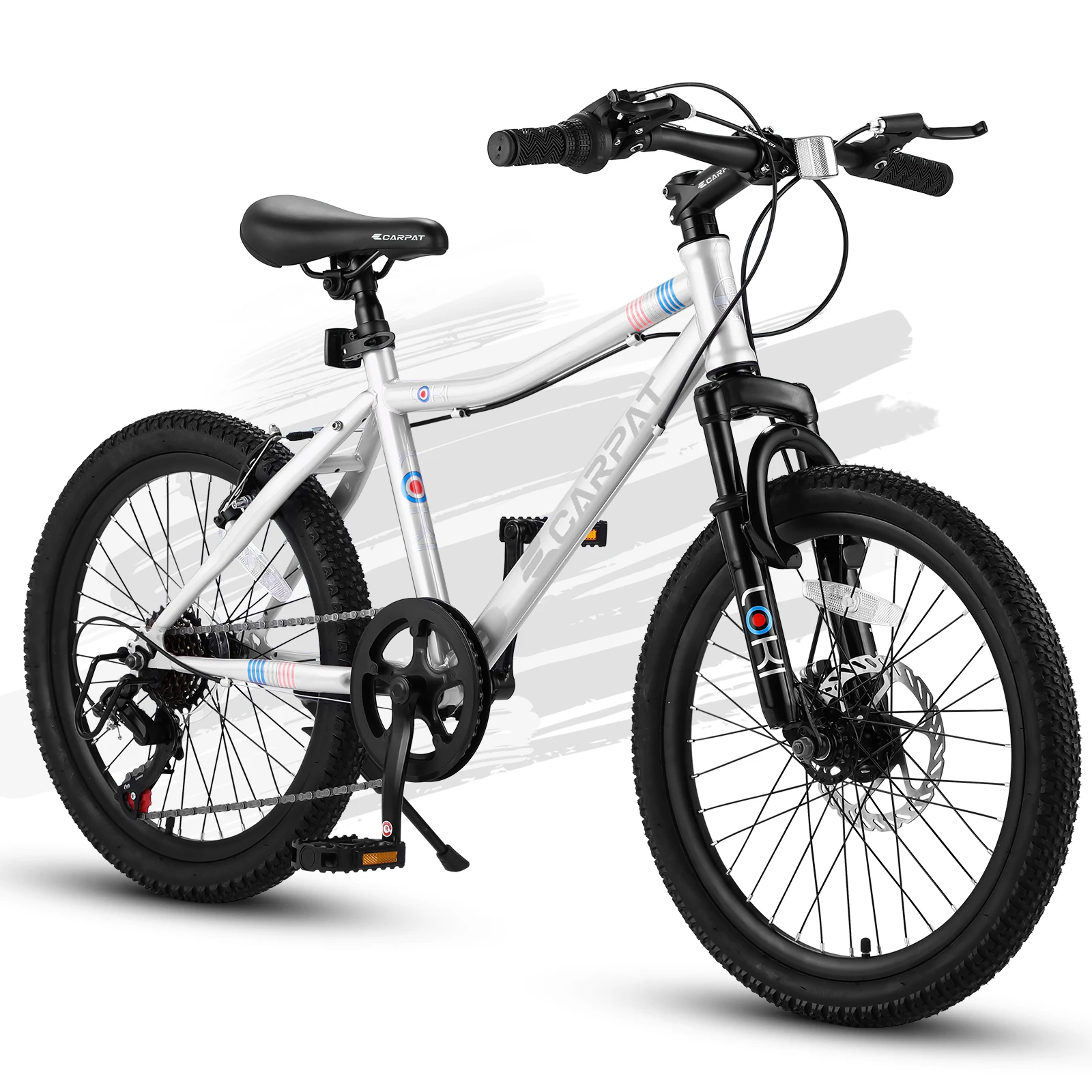 Ecarpat Kids' Bike 20 Inch Wheel Mountain Bike, Durable Carbon