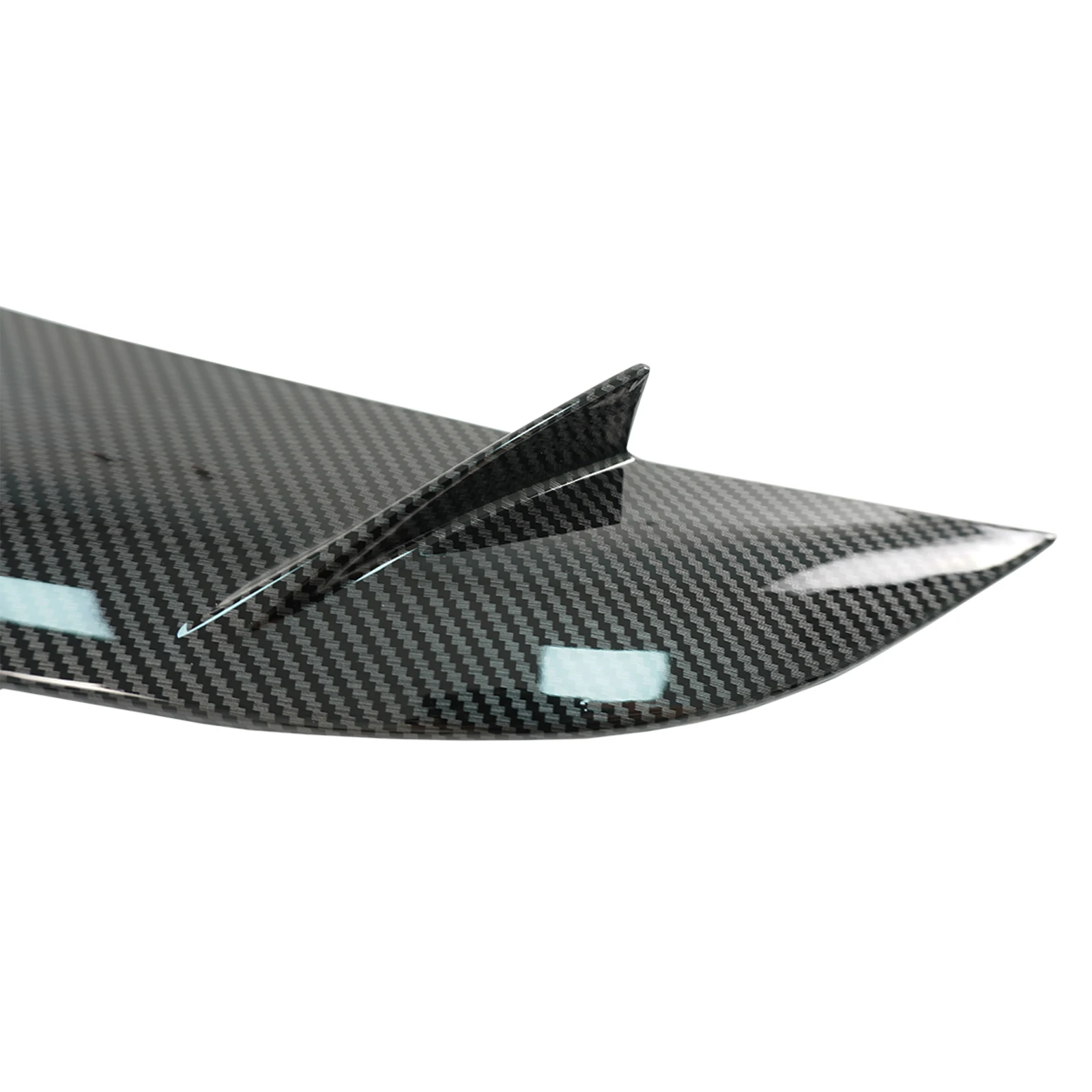Toyota Supra GR A90 A91 2020-2024 프론트 범퍼 트림 커버, 광택 블랙, 탄소 섬유 스타일, 자동차 액세서리 바디 키트, 1 쌍