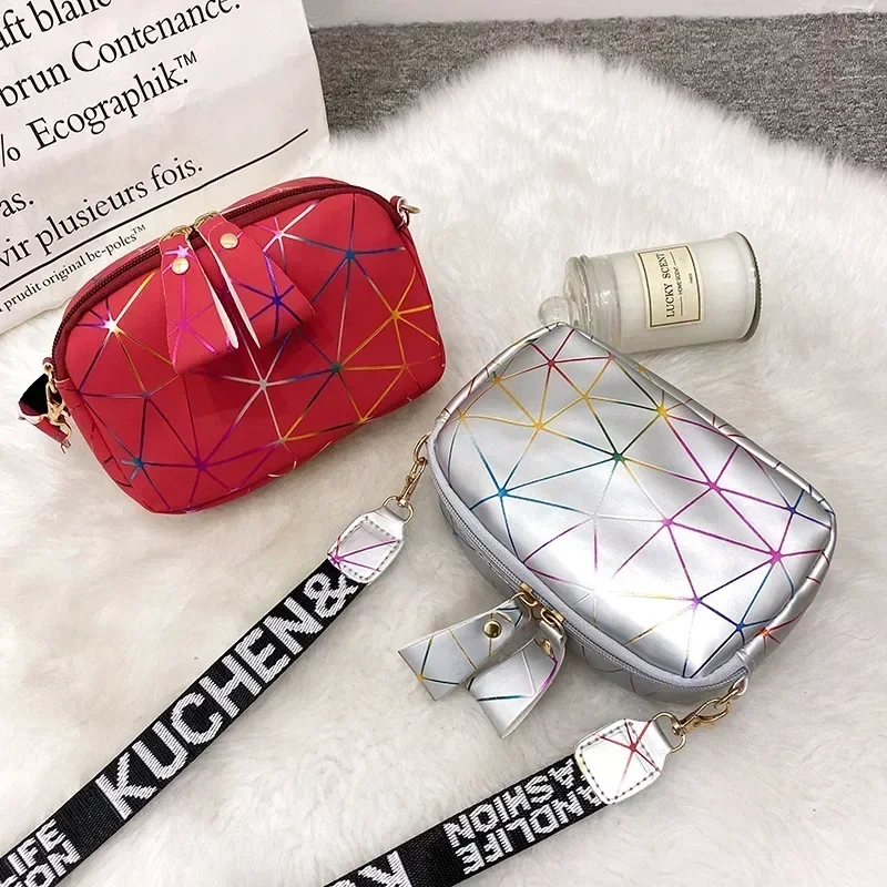 Women Casual Small Zipper Crossbody Bags Summer PU Leather Shoulder Messenger Bag