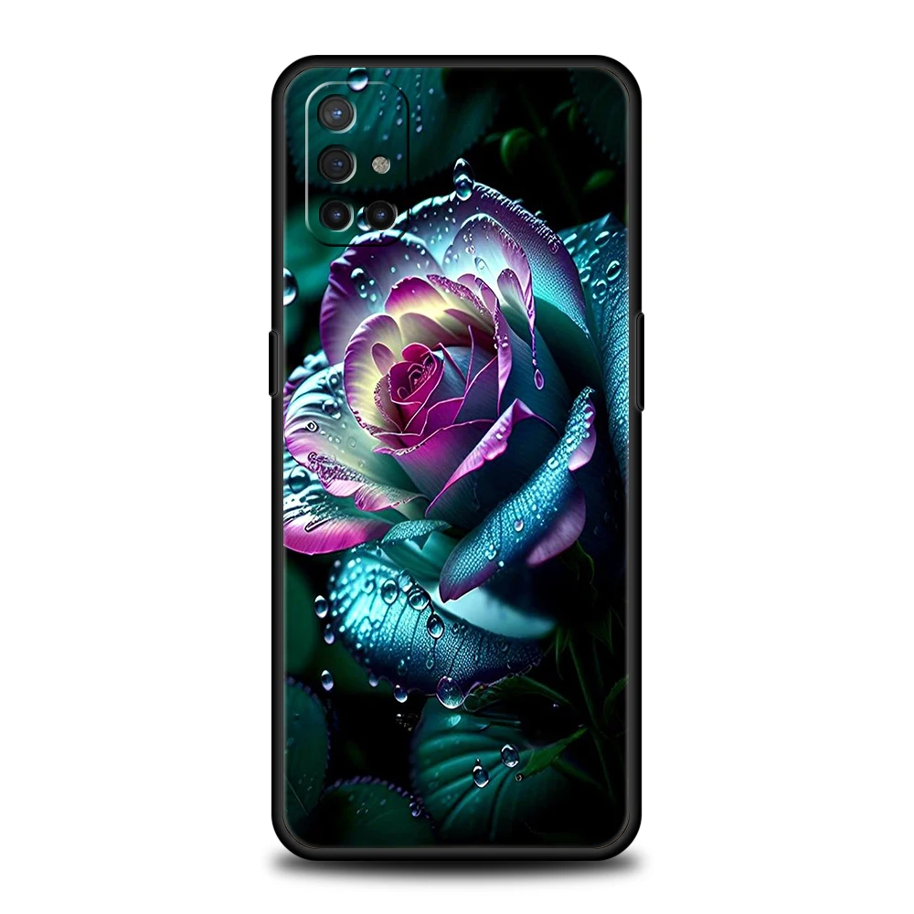 Cartoon Rose Silicone Phone Case Cover