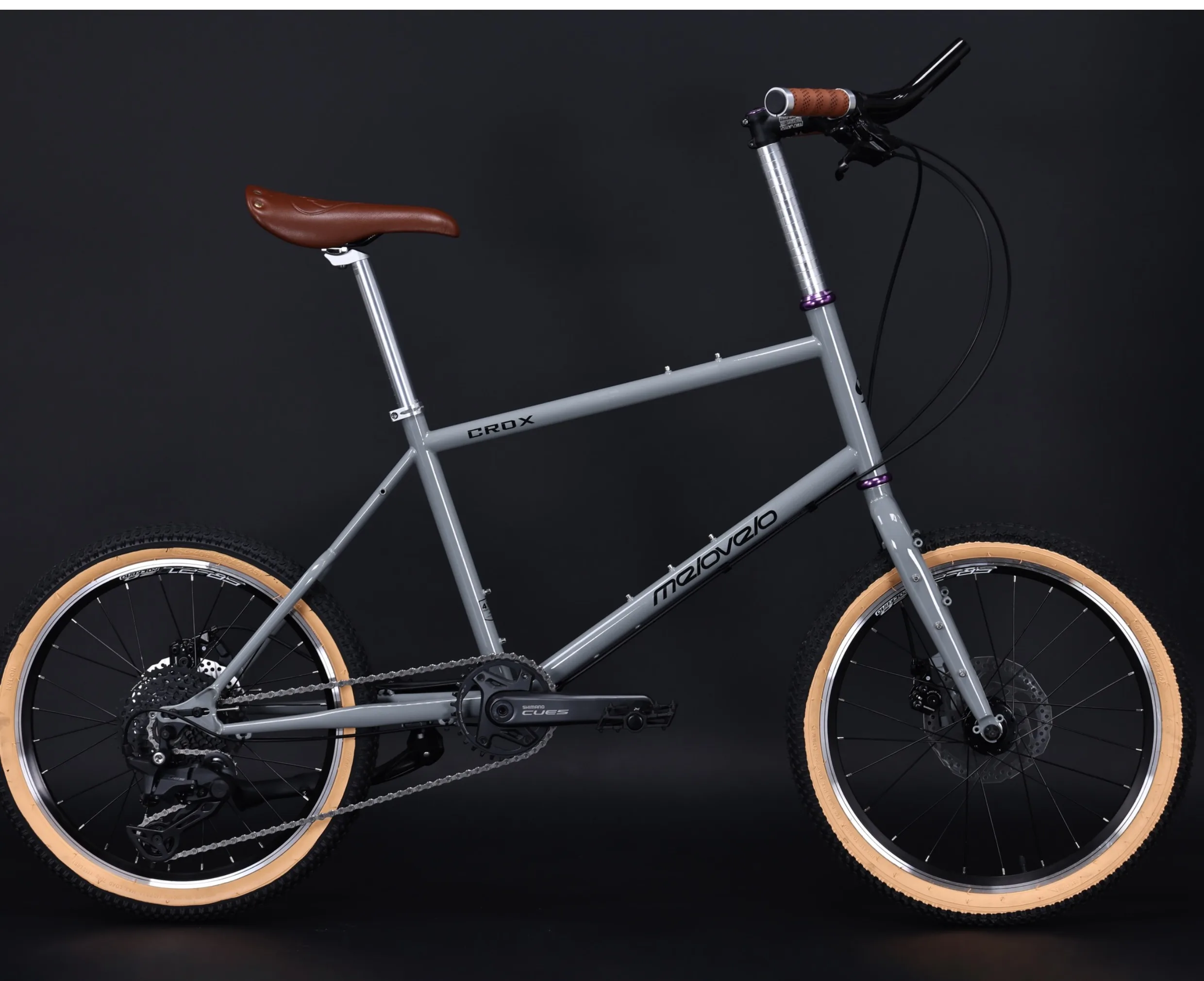 Vélo De Route Gravel CROX 20 Pouces - Cadre Acier Cr-Mo - 10 Vitesses - 2024 (Neuf)