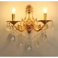 Lampe murale en cristal contemporaine pour chambre à coucher, salon, couloir, style industriel moderne 5