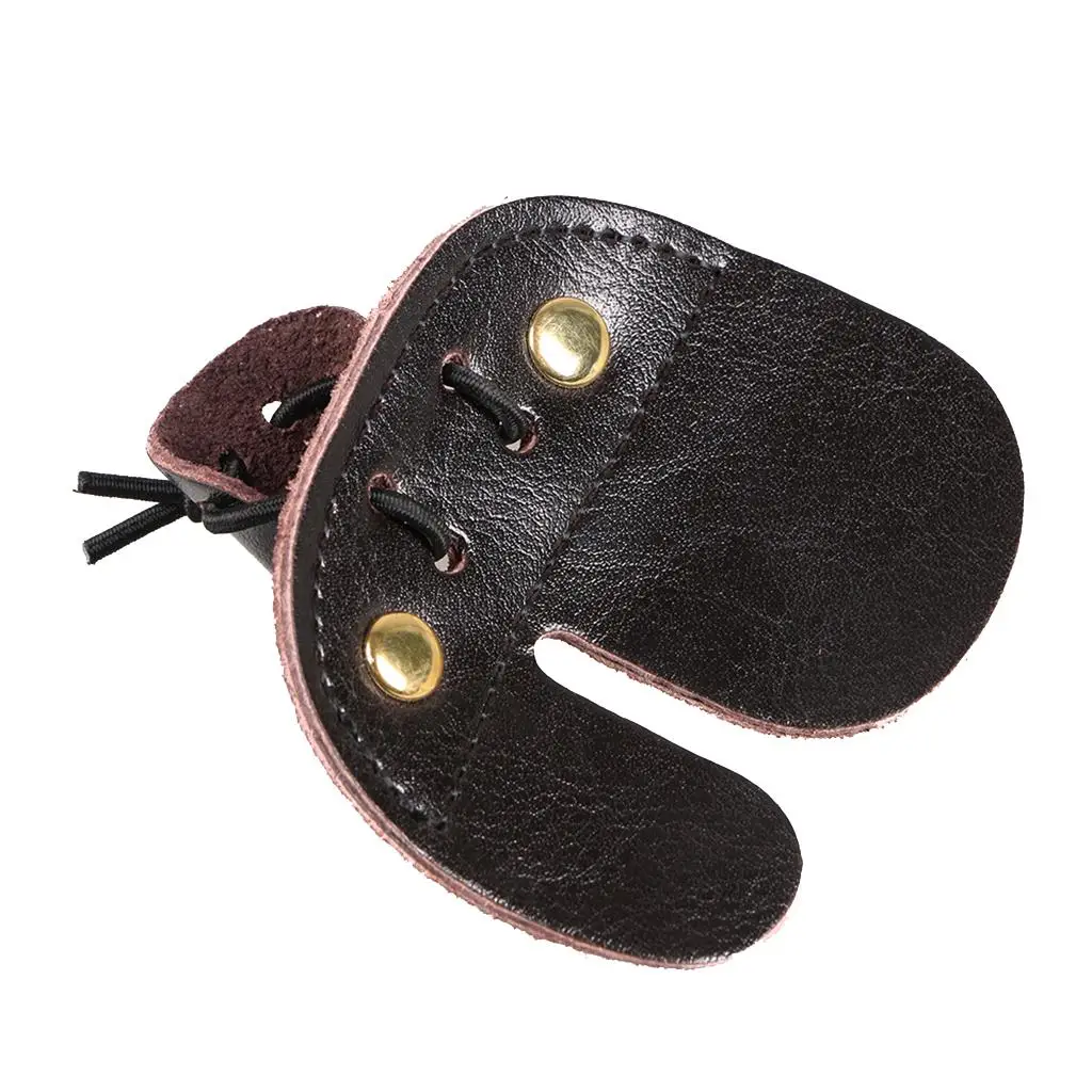 Finger Protective Tab Gloves for Recurve Compound Long Bow Hunting Shooting