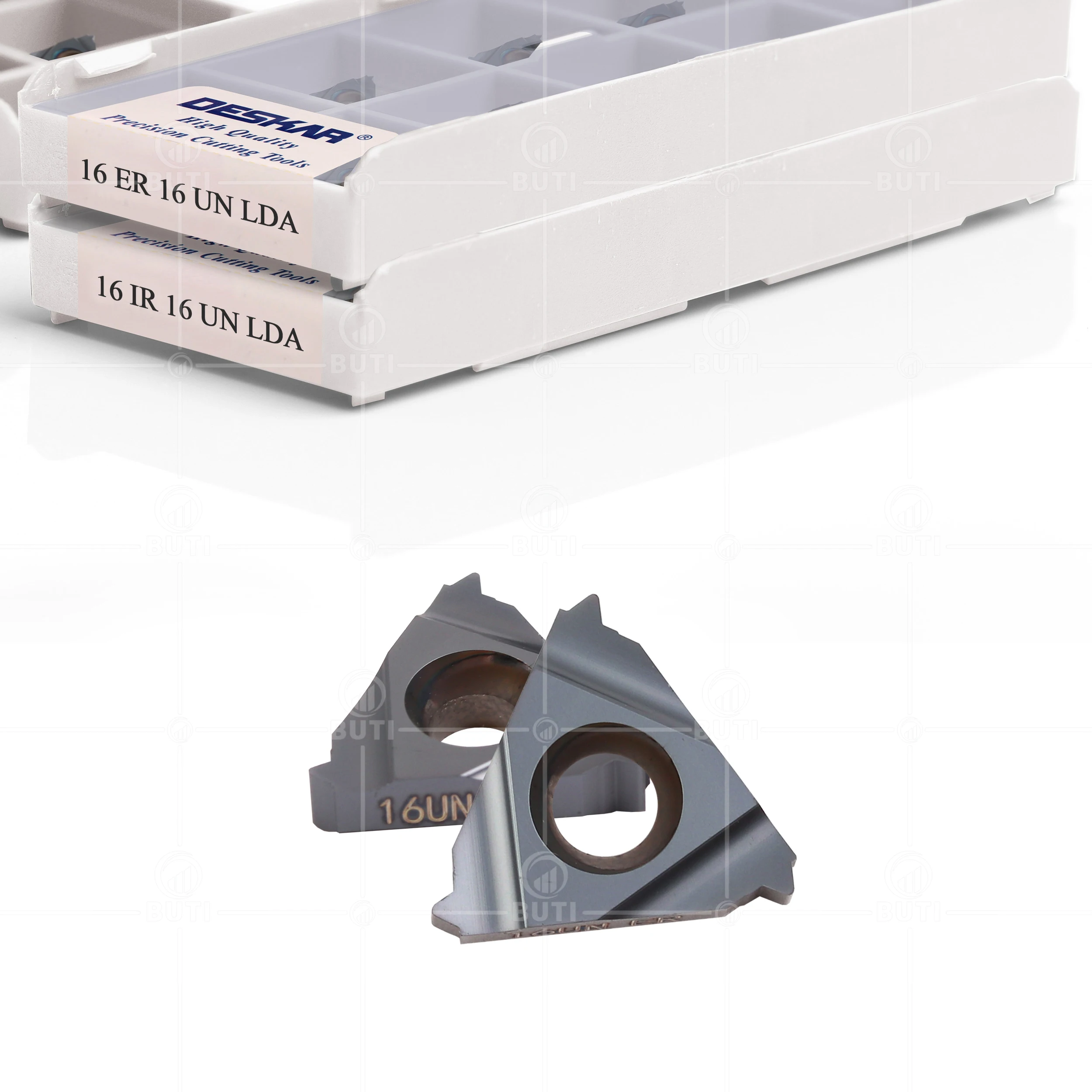 10P Inserti Filettatura In Carburo 16IR 11W LDA - Per Tornio CNC E Porta Inserti SNR | Kit Professionale - Foto 9