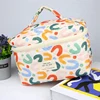 1 Piece Cosmetic Bags For Women As Shown Cotton + Polyester Organizer Storage Make Up Bag, Travel Toiletry Bags, Handbags Purses 5