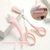 Professional Eyebrow Scissors Eyebrow Trimmer Eyebrow Face Shaver, Women with Comb Eyebrow Trimmer Scraper Accessories 2