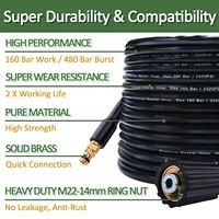 10m High Pressure Washer Hose Pipe Cord Water Cleaning Hose for Karcher Pressure Washer Sink 2