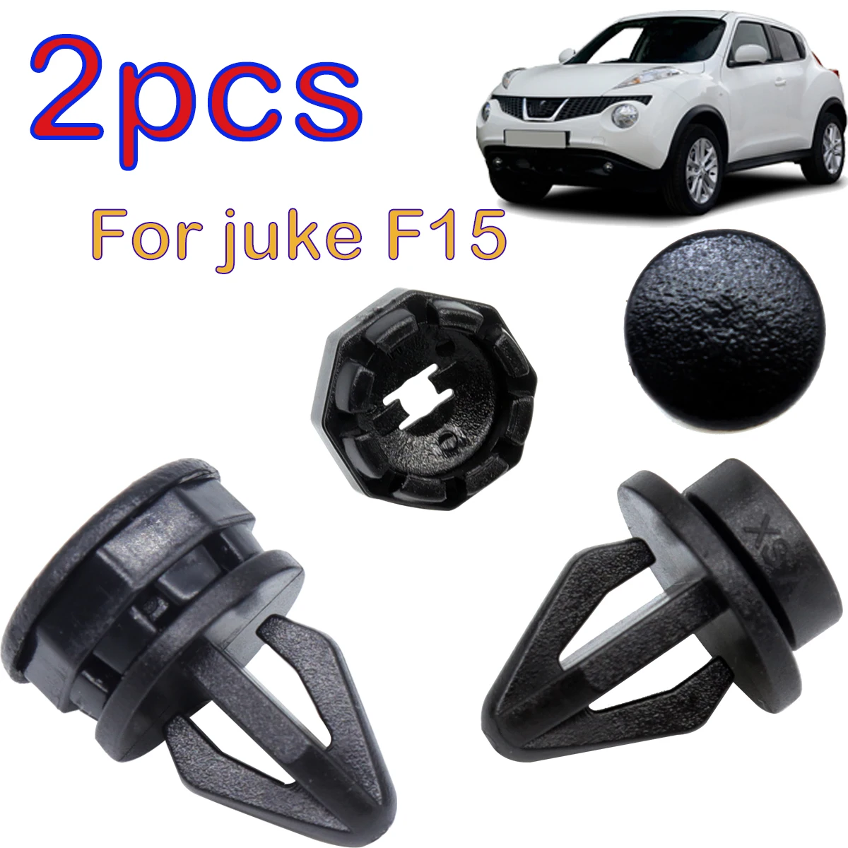 2X Parcel Shelf Hooks For Nissan Juke F15 2010 - 2015 Fastener