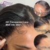 HD Lace Frontal Wig 13x6 13x4 Lace Front Human Hair Wigs Lemoda Remy Wig For Women 34 32 Inch Straight Transparent Lace Wig 3