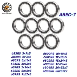 Premium Pack of 10 High - Precision Ball Bearings - ABEC - 7, Chrome Steel, 15x24x5mm, Ideal for Bicycle Hubs and Wheels