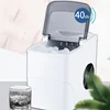 Quick Ice Cube Maker Commercial Automatic Ice maker Machine  Electric Bullet Round Ice Making Machine HZB-16AL 5