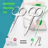 Eyebrow and Nose Hair Scissors, Comfort-Grip Handles, Facial Hair Grooming, Eyebrow, Nose, Mustache, Beard 3