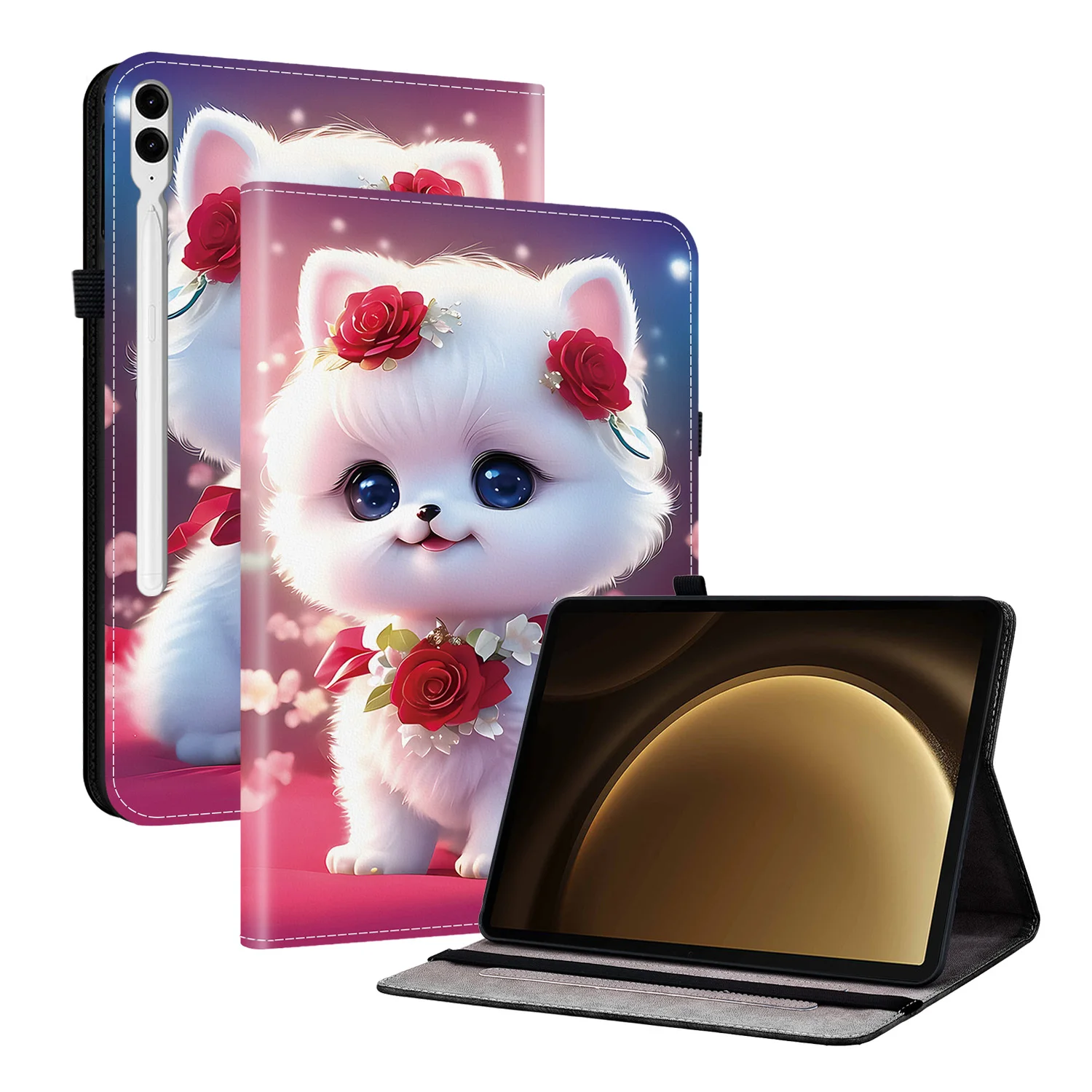 Premium Leather Tablet Cover, Enhanced Protection and Style
