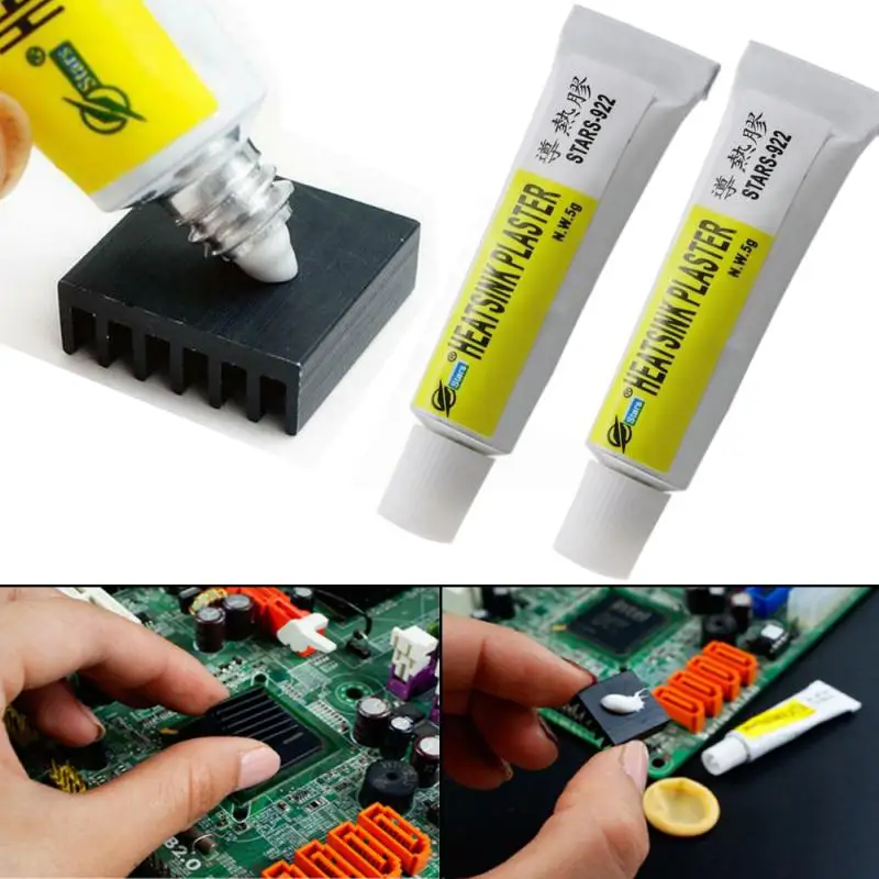1/2/3PCS Thermal Pads Conductive Heatsink Plaster Viscous Adhesive Glue