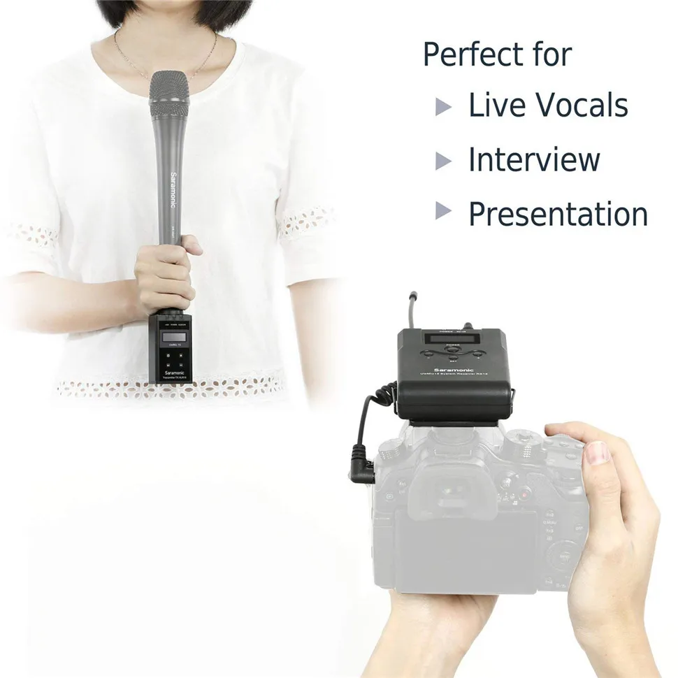 Saramonic・UwMic15B UwMic15 16-Channel UHF Wireless Lavalier System | Saramonic