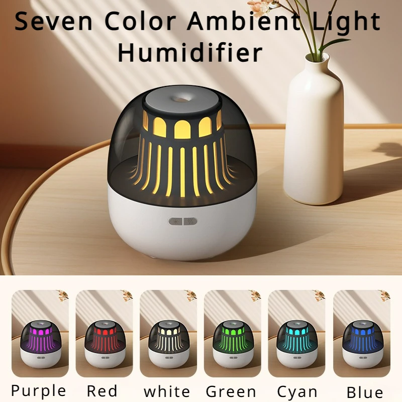 

Colorful Atmosphere Lamp Aromatic Essential Oil Spray Aromatherapy Machine Air Humidifier Home Bedroom Office Air Purifier