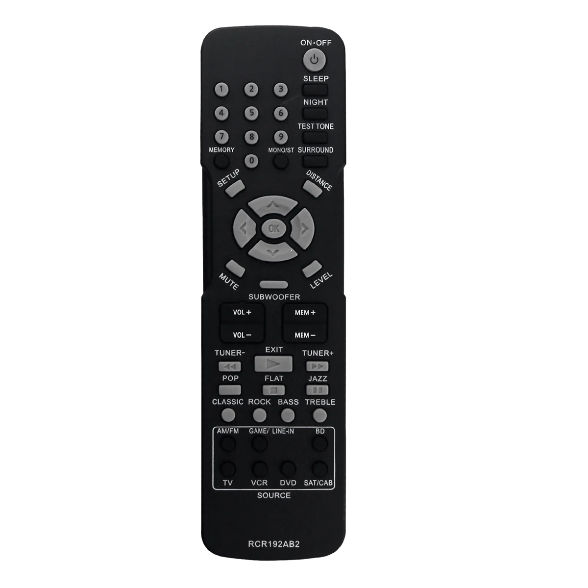 

Сменный пульт дистанционного управления RCR192AB2 для системы домашнего кинотеатра RCA DVD RT2760 RT2770 RT2870 RT2870A RT2906 RT2780R RT2910