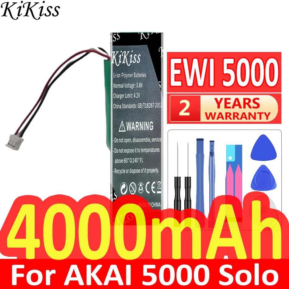 Batteria Potente Kikiss Da 4000Mah Per Akai 5000 Solo Ewi Solo Fpo-72-003-S