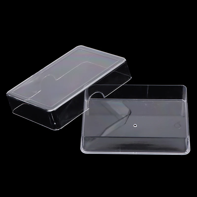 1PC Card Storage Box Empty Storage Box For Game Card Transparent Playing Card Box Trading Case Storage Organizer Case