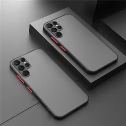 Shockproof Armor Matte Phone Case for S20 Plus (Black)