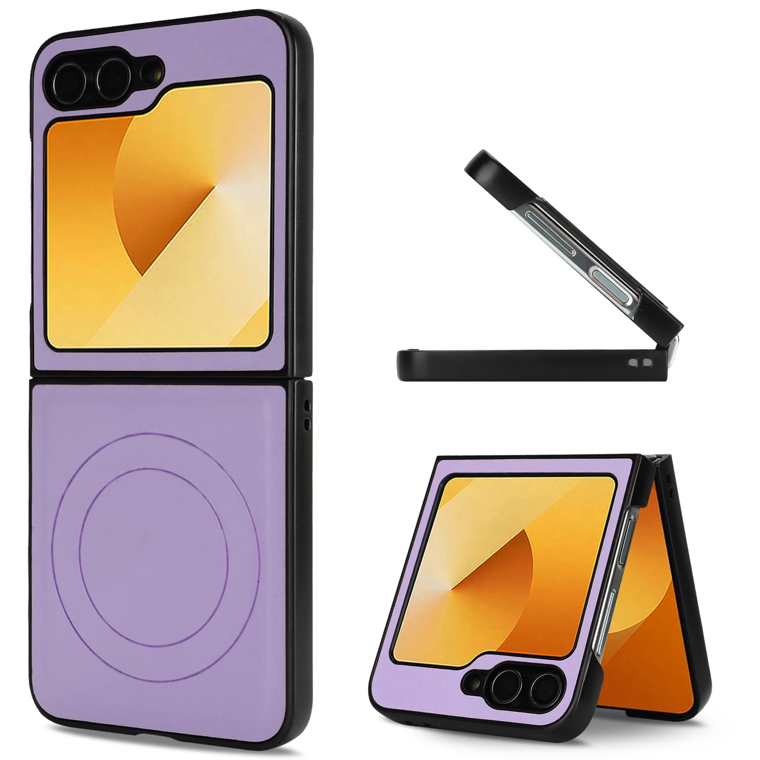Magnetic PU Leather Ultra-Thin Shockproof Phone Case