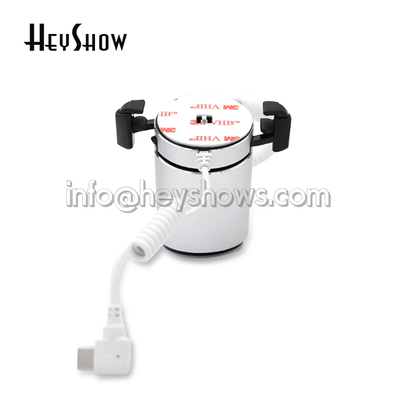10PCS 360 Degree Rotate Chargable Phone Security Alarm Burglar System Stand Smartphone Anti-Theft Alarm Device Display Holder