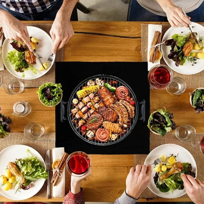 1pc 3mm Thickness SKin-friendly Fire Blanket Welding Felt Carbon Fiber Welding Protective Blanket With The Pre-oxidation And Car